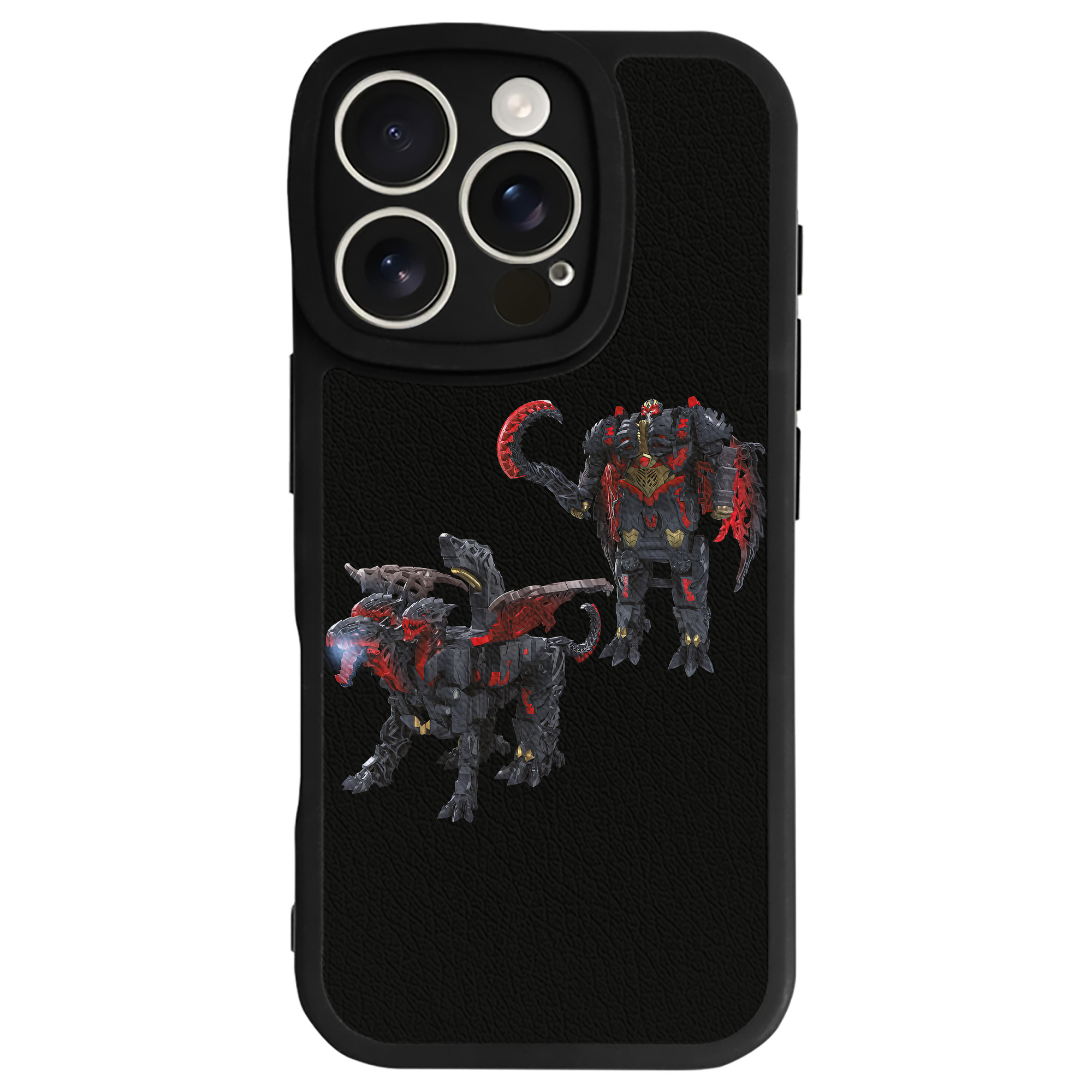 （画像用） Transformers トランスフォーマー 【iPhone 16シリーズ対応】シリコンスマホケース（レザー調） 材質：シリコン